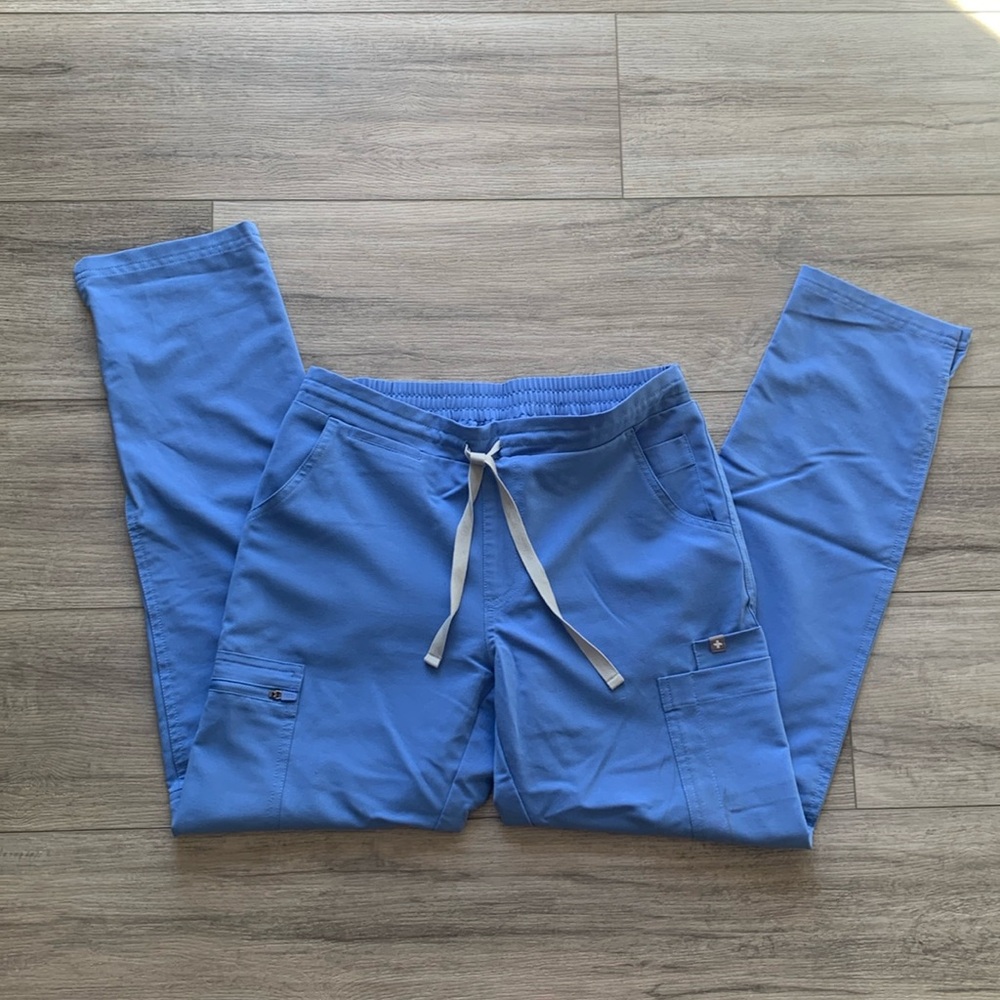 Figs ceil blue yola pants *petite*